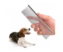 Stainless Steel Pet Hair Grooming Flat Comb for Dogs, Cats Price