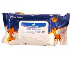 Pet Soft Grooming Wipes for Dogs, Cats, Puppies Buy Online, Price