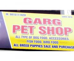 Garg Pet Shoppe Pet store in Patiala, Punjab