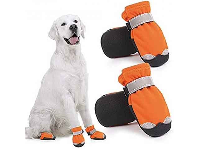 KUTKUT Waterproof Dog Boots for Small, Medium and Large Dogs - 1/1