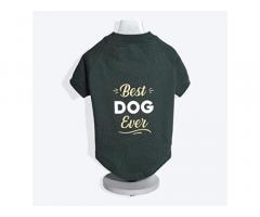 Heads Up For Tails Fleece Dog Sweatshirt - Dark Green - 5XL