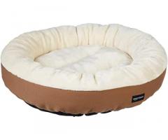 AmazonBasics Round Bolster Pet Dog Bed