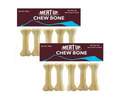 Meat Up Pressed Chew Bones Dog Treats