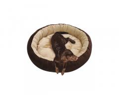 Mellifluous Reversible Super Soft Velvet Round Cat Dog Pet Bed