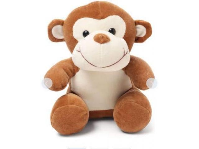 Babique Monkey Sitting Plush Soft Toy - 1/1