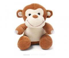 Babique Monkey Sitting Plush Soft Toy