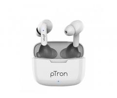 Ptron Bassbuds Duo New Bluetooth 5.1 Wireless EarBuds Headphones