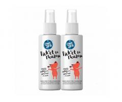 Captain Zack Tick’et to Fleadom Dry Waterless Ticks Dog Shampoo (Pack of 2)