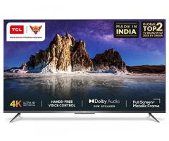 TCL 126 cm (50 inches) AI 4K Ultra HD Certified Android Smart LED TV 50P715