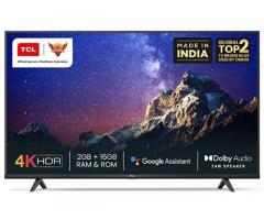 TCL 108 cm (43 inches) 4K Ultra HD Certified Android Smart LED TV 43P615