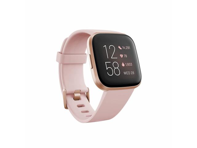 for sale online FB507BKBK Fitbit Versa 2 Health & Fitness Smartwatch 