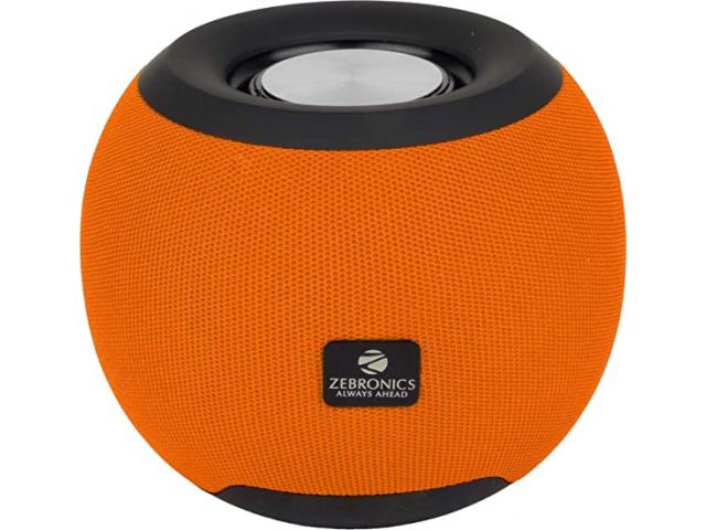 ZEBRONICS Zeb-Bellow 40 Wireless Bluetooth v5.0 Fabric Finish 8W Portable Speaker - 3/3