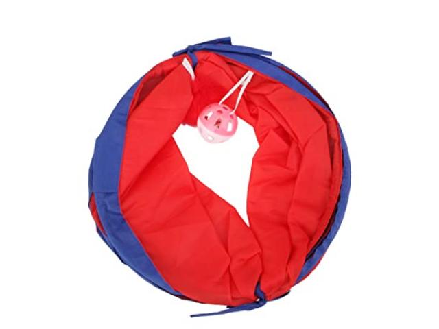 Nylon Pop Up Pet Play Tunnel Exercise Activity Toy - 3/3
