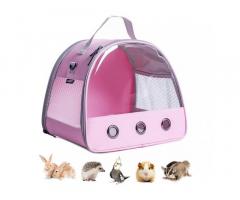 LAIRIES Small Animal Carrier for Hamster and Rats, Pet Travel Carrier for Small Animal - 1