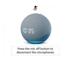 Echo Dot (4th Gen, 2020 release) with clock Next generation smart speaker