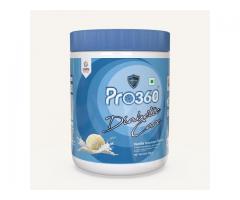 Pro360 Diabetic Care Vanilla Flavour Protein Powder for Dietary Management of Diabetes - 1