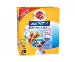 Pedigree Dentastix Small Breed Oral Care Dog Treat (28 Chew Sticks)
