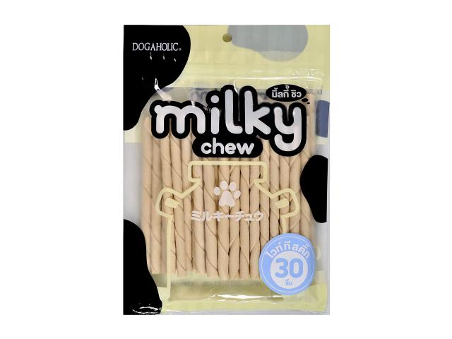 Dogaholic Milky Chews Sticks Dog Treat (30 Pieces) - 1/2