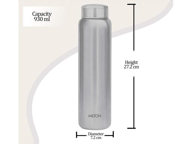 Milton Aqua 1000 Stainless Steel Water Bottle, 1 pc, 950 ml - 2/2