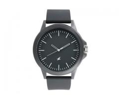 Fastrack Analog Unisex Adult Wrist Watch (Black Dial, Black Band), 38024PP25