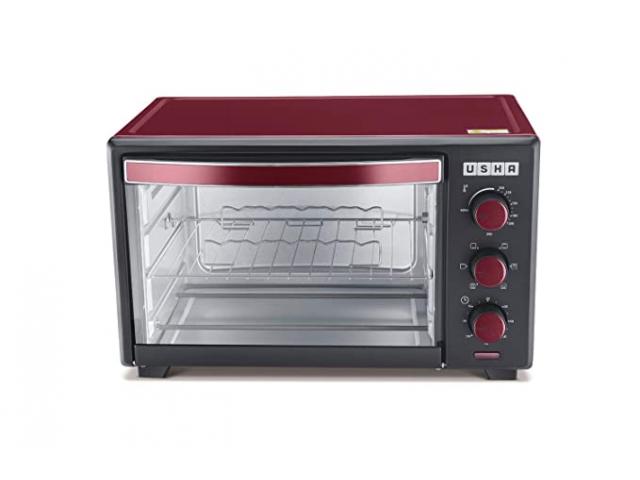 Usha 3619R 19 Liters Oven Toaster Grill with Rotisserie, 1380 W, 6 mode Heating Function - 1/1