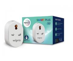 Wipro 16A Wi-Fi Smart Plug with Energy Monitoring Suitable for Large Appliances - 1