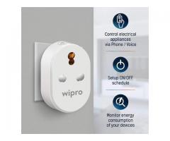 Wipro 16A Wi-Fi Smart Plug with Energy Monitoring Suitable for Large Appliances - 2