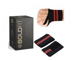 Boldfit Wrist Supporter for Gym Wrist Band, Wrist Wrap Gym Accessories for All