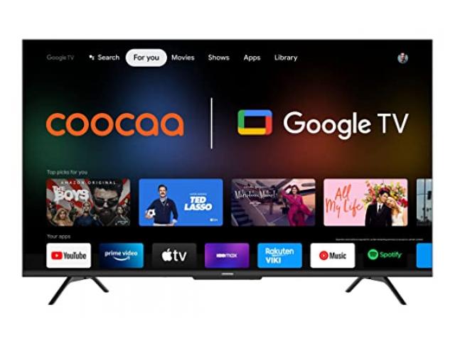 Coocaa 55 inches 138 cm Frameless Series 4k Ultra HD Smart Certified 55Y72 LED TV  - 1/2