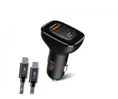 Boat Dual QC-PD Port Rapid Car Charger with 18W Qualcomm Quick Charge
