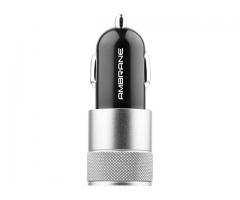Ambrane 2.4A Dual Port ACC-74-M Car Charger for All Smartphones  - 1