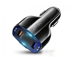 Ptron Bullet Pro 36W PD Quick Charger, 3 Port Fast Car Charger Adapter