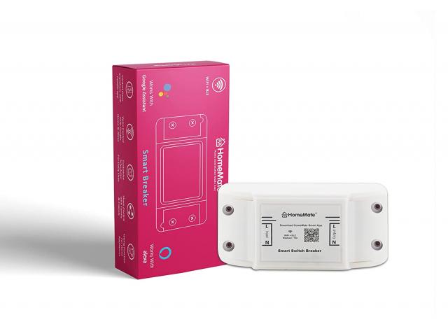 HomeMate WiFi + Bluetooth Smart Switch Breaker 16A, 3200W - 1/1