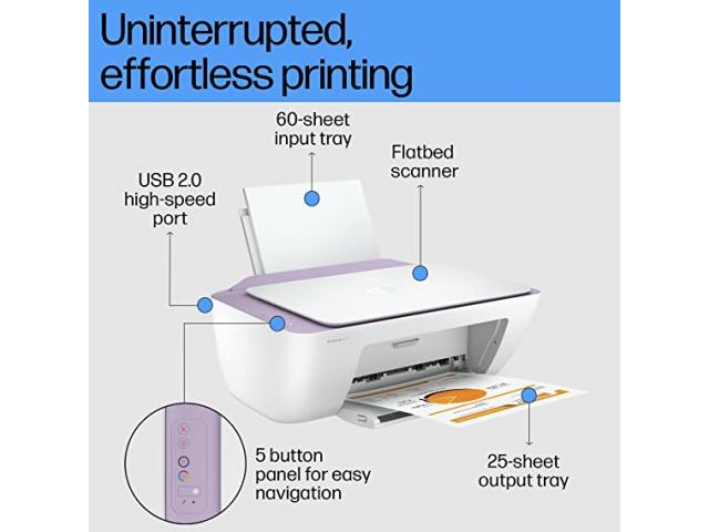 HP DeskJet 2331 All-in-One Printer, Scanner and Copier for Home - 2/2