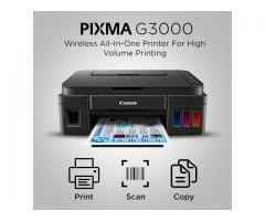 Canon PIXMA G3000 All-in-One WiFi Ink Tank Colour Printer - 2