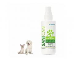 SANICAN Pet Sanitizer 100 ml (Alcohol-Free Paws & Coat Sanitizer for Dogs & Cats)